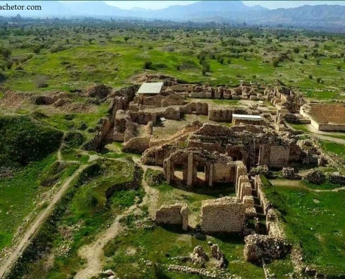 تنگ چوگان در نزدیکی شهر بیشاپور