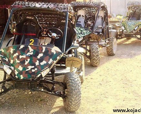 Buggy-track-of-Kish باگی از تفریحات غیر آبی جزیره کیش