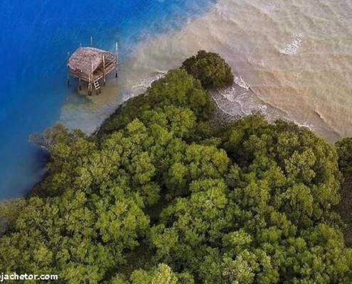 جزیره لاوان از جاذبه های گردشگری و توریستی جنوب ایران