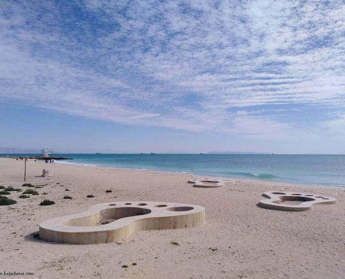 simorgh-beach-park-3 ساحل زیبا با شن های نرم در پارک ساحلی سیمرغ کیش