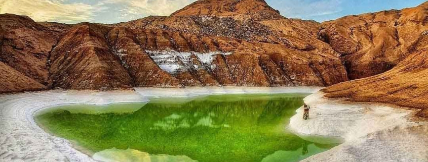 دریاچه نمک گرمسار در استان سمنان