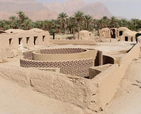 esfahak-tabas--(5) روستای خشتی گلی اصفهک طبس