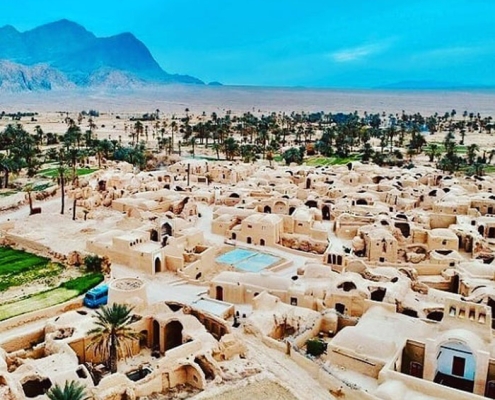 esfahak-tabas--(6) نمای کلی از روستای اصفهک طبس در خراسان جنوبی