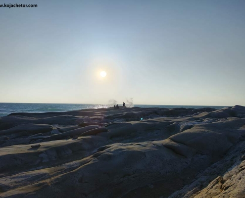 ساحل صخره ای نیرم پارسیان هرمزگان