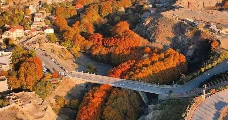 پل شهرستانی شاندیز پل الغدیر شاندیز روستای خادر مشهد خراسان رضوی