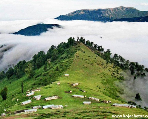 روستا و ارتفاعات شولم در فومن گیلان