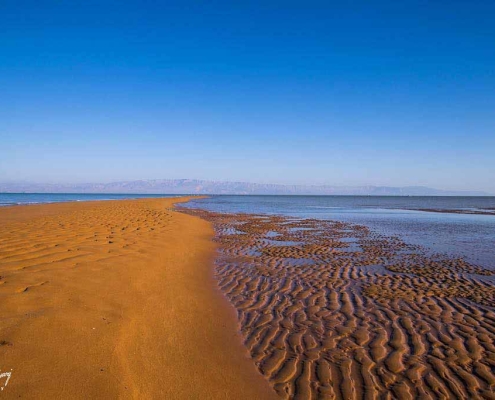 ساحل دو طرفه جزیره قشم