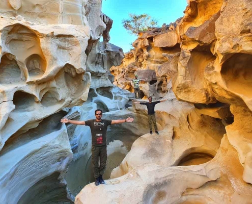 chakavir-canyon تنگه چاکاویر در جزیره قشم