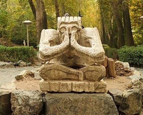 jamshidiyeh-park-tehran-(6) مجسمه های سنگی در پارک جمشیدیه تهران