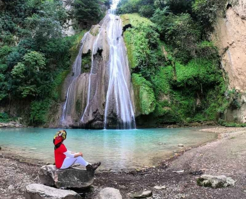 lowe-waterfall آبشار لوه در استان گلستان