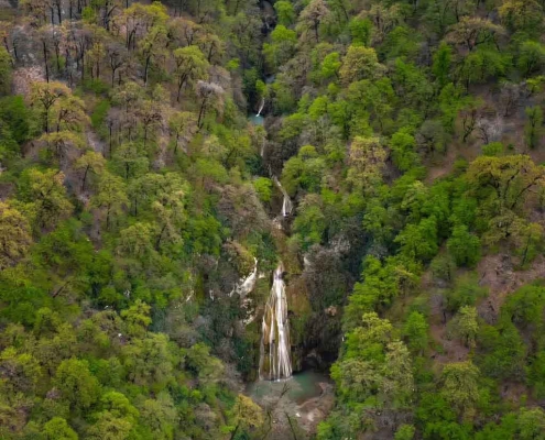 lowe-waterfall-7 آبشار لوه در گالیکش استان گلستان