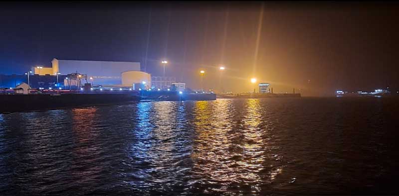 جاهای دیدنی قشم در شب 13 اسکله کندالو قشم در شب