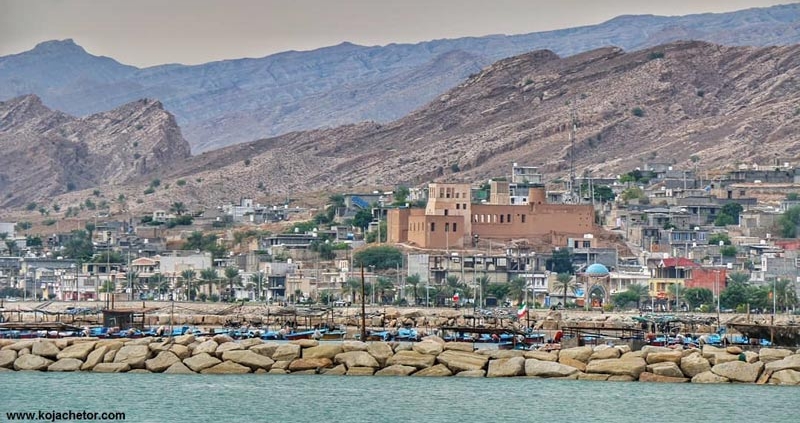 عکس بندر سیراف در روز