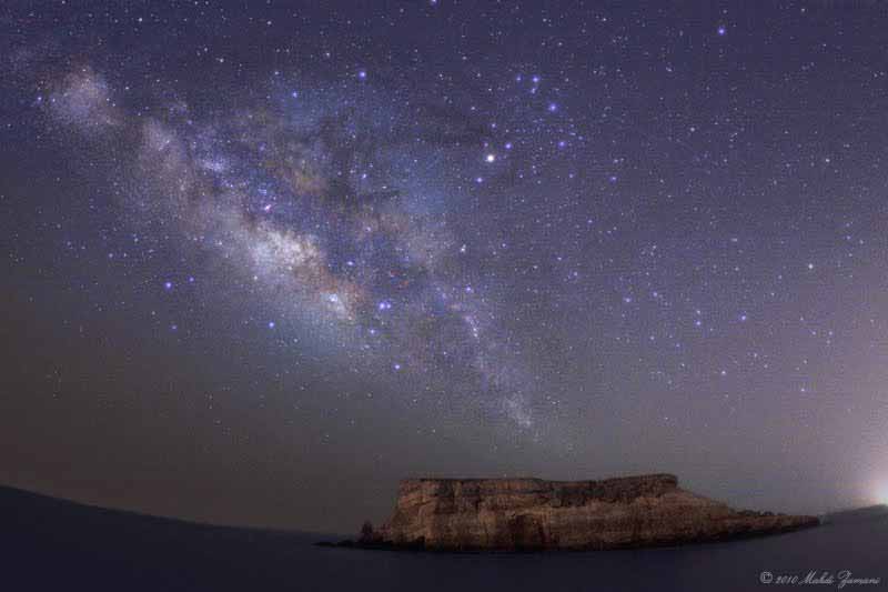 جاهای دیدنی قشم در شب 3 ساحل ناز قشم شب