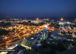 جزیره کیش در شب