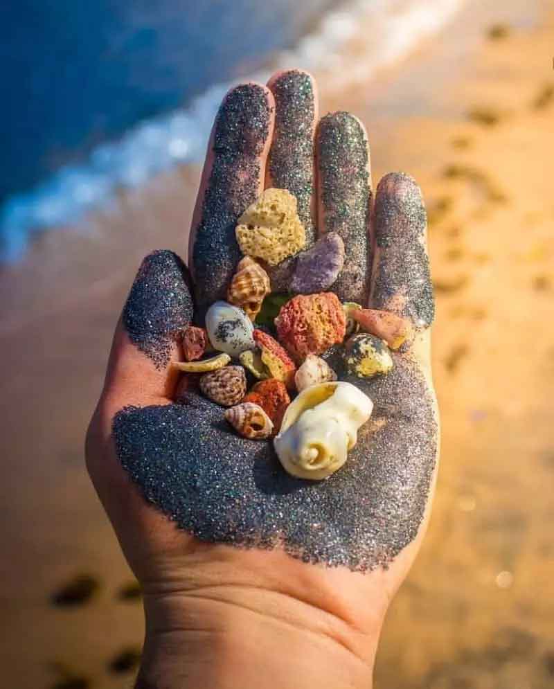 جاهای دیدنی جزیره هرمز 20 ساحل نقره ای جزیره هرمز