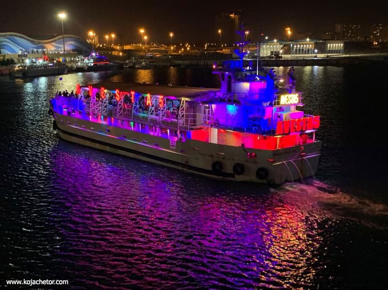 کشتی های تفریحی و قایق های اجاره ای در کیش