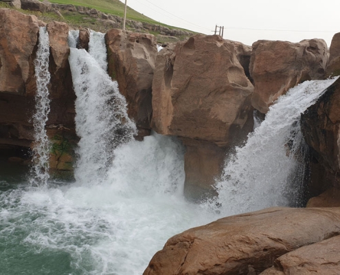 afrineh-waterfall--(4) آبشار آفرینه در فصل تابستان