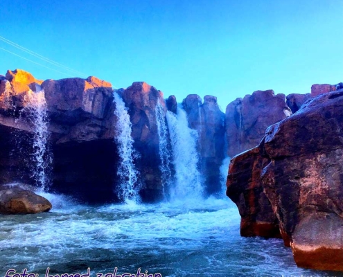 afrineh-waterfall--(5) آبشار آفرینه لرستان خرم آباد