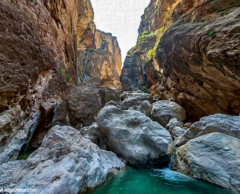 طبیعت زیبای ایلام تنگ بهرام چوبین