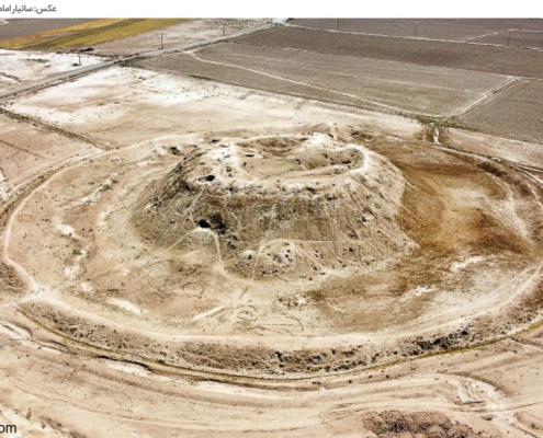 glolabad-hill-garmsar نمای کلی از تپه غول آباد گرمسار سمنان