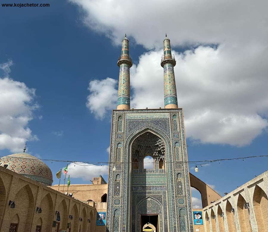 masjed-jameh-yazd مسجد جامع یزد