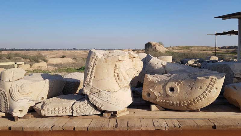 Apadana-Castle-Shush کاخ آپادانای شوش از جاهای دیدنی شهر شوش