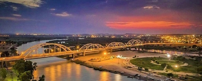 پل کارون پل سفید استان خوزستان اهواز