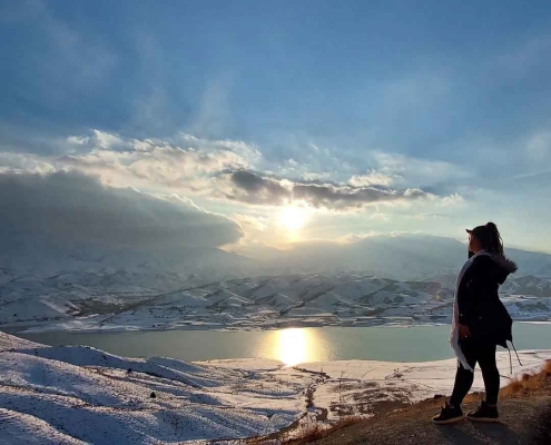 namrood-dam-8 دریاچه سد نمرود در فصل زمستان
