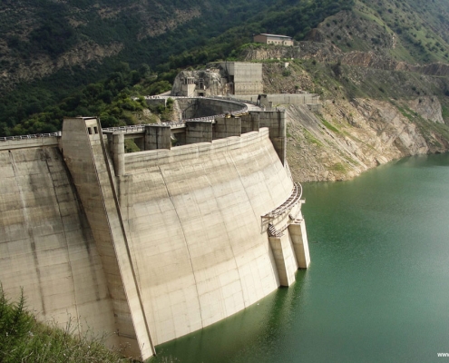 سد سلیمان تنگه ساری مازندران