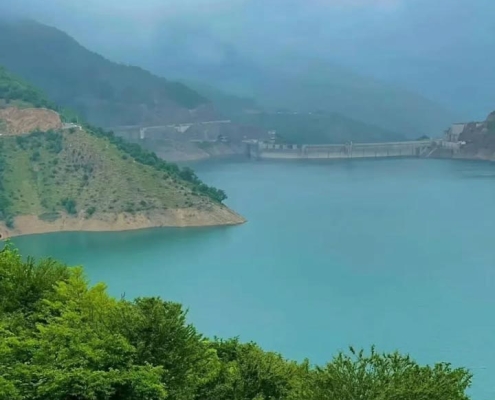 سد سلیمان تنگه یا همان سد شهید رجایی مازندران ساری