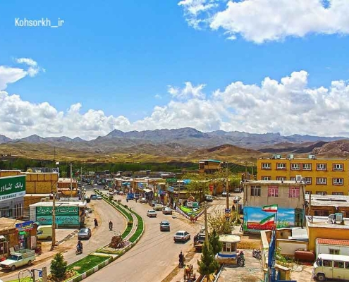 روستای کوه سرخ در خراسان