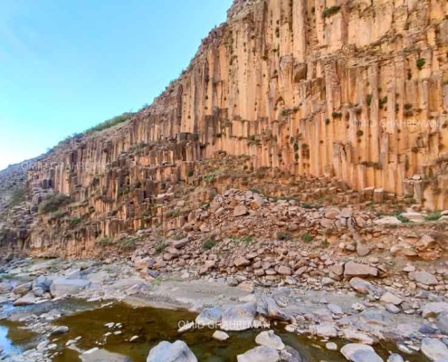 Basaltic prisms-3 منشورهای بازالتی آواجیق در ماکو