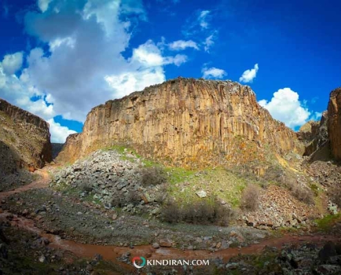 Basaltic prisms منشورهای بازالتی آواجیق